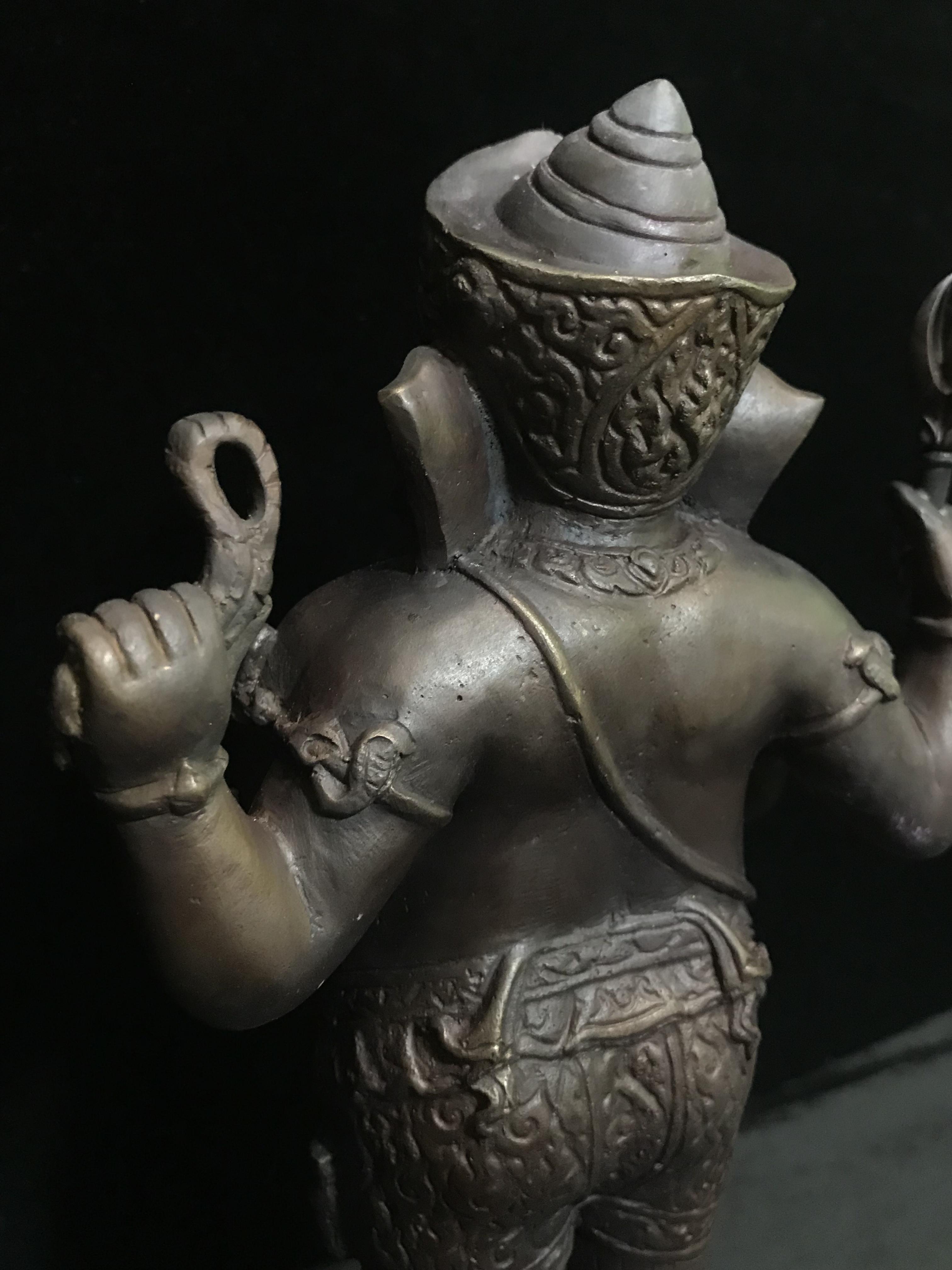 พระพิฆเนศ รุ่นครบรอบ100 ปี กรมศิลปากร ปี2556 ขนาดบูชา ปางประทานพร(องค์ยืน)สูง 10 นิ้วครึ่ง No.4006