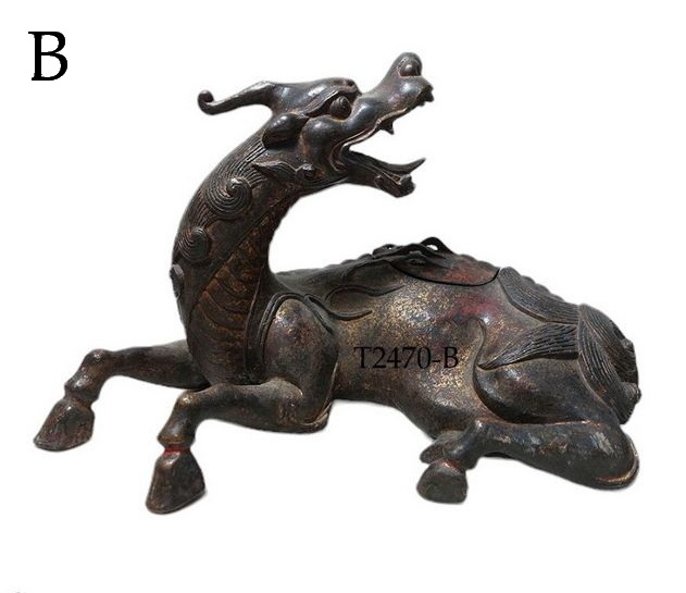 มังกรเหลียวหลัง ในรูปแบบเตากำยานสไตล์เก่า ของตกแต่งบ้าน ตกแต่งร้าน-BPT2470-