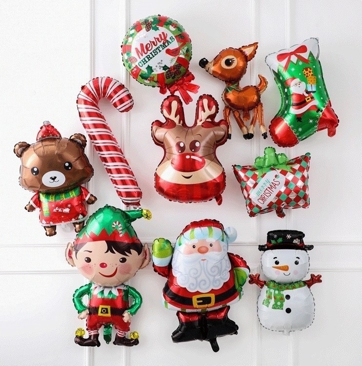 Set ลูกโป่งฟอยล์คริสต์มาส
