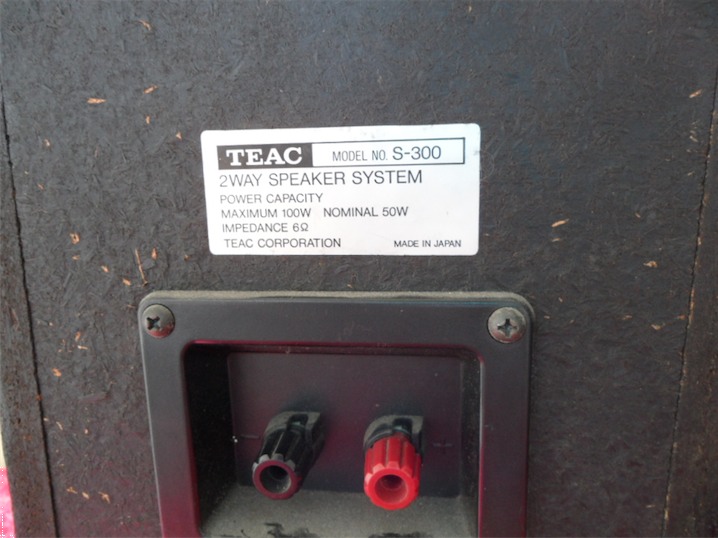 Subwoofer + กลางแหลม ยี่ห้อ TEAC รุ่น SW-P100 + S-300 (Made in Japan)