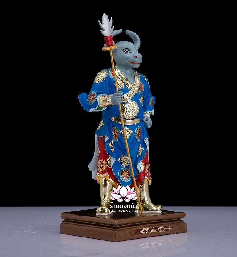 ยมบาลหัววัวหัวม้า ยมทูตหัววัวหน้าม้า งานเรซิ่น ขนาด 8/12/16 นิ้ว