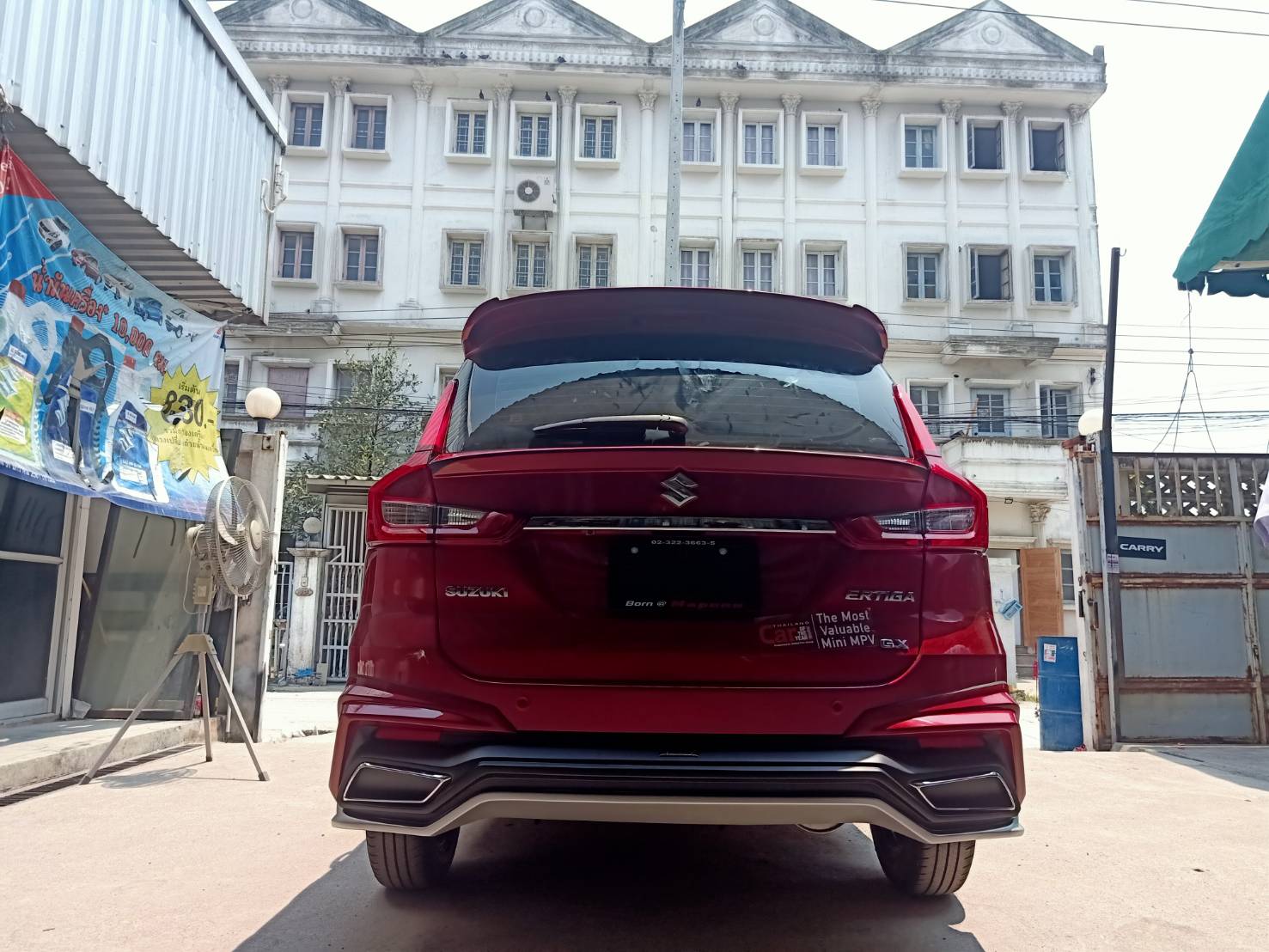 Suzuki Ertiga 2019 V.1 with custom grille bodykits by Amotriz