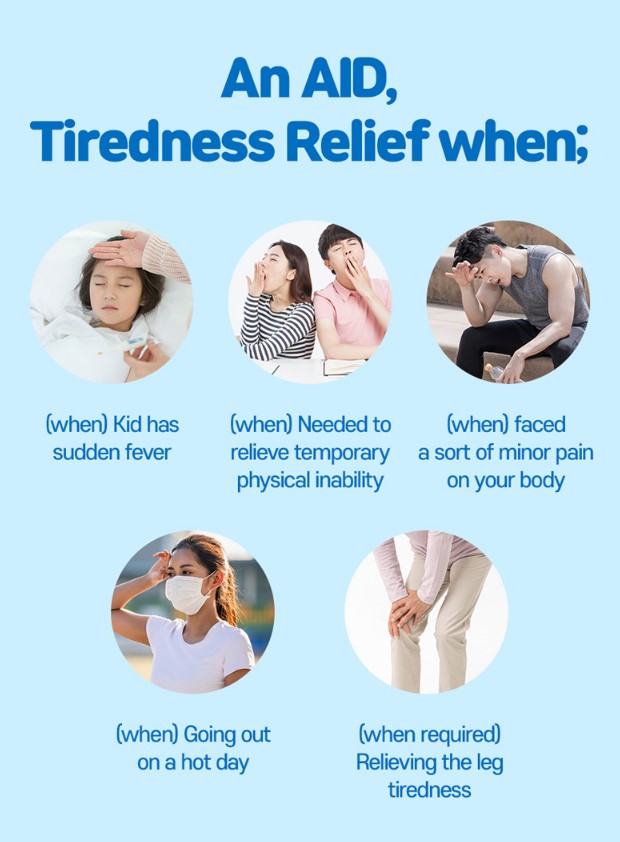 Makelean Cooling Gel Patch Fist AID (2 ea x 3 sachet) 6 ea / Box แผ่นเจลลดไข้