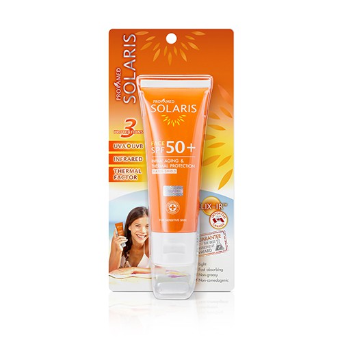 Provamed Solaris face spf 50+ 50ml.
