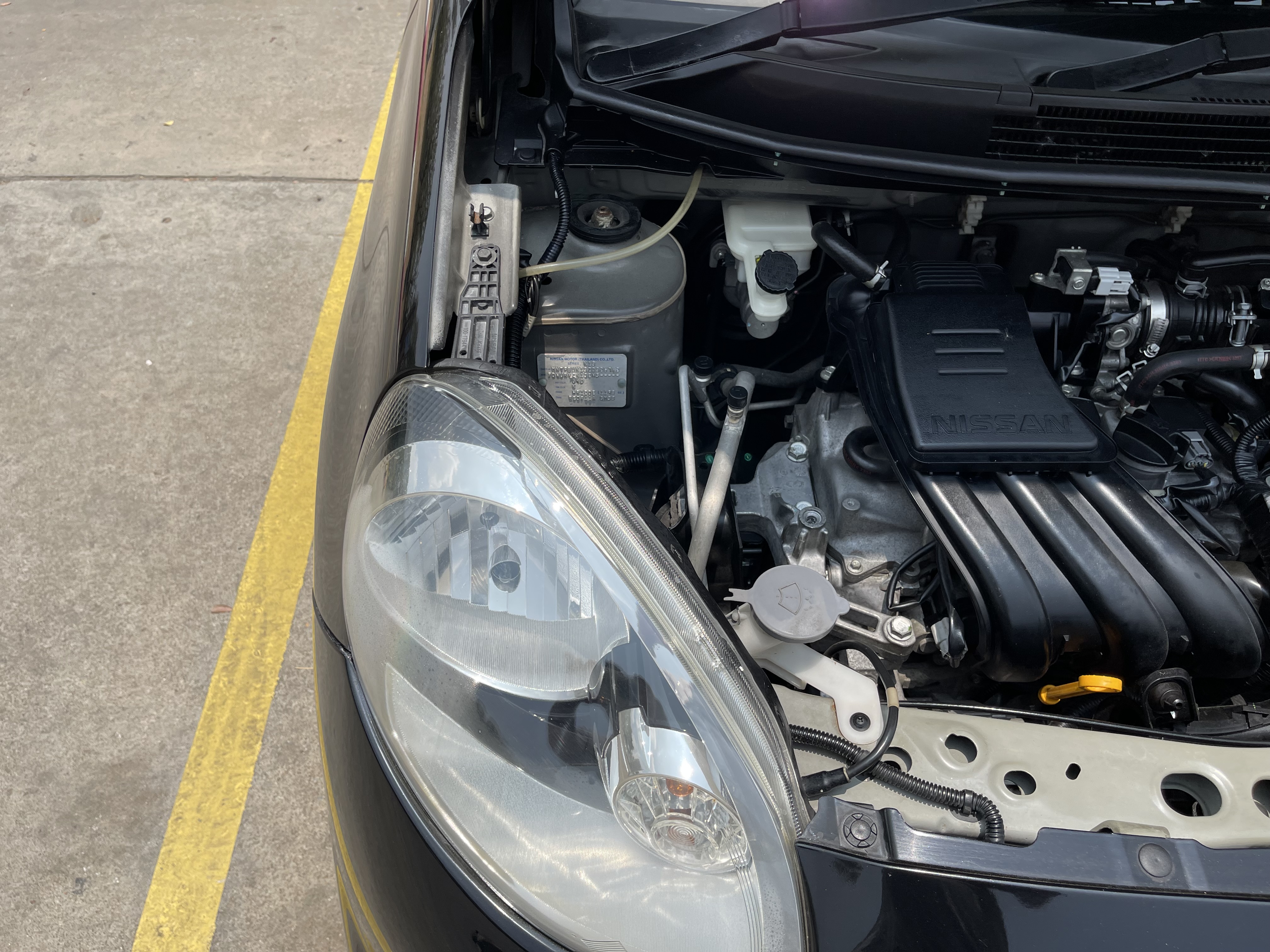 Nissan March 1.2 V At 2013 ดำ