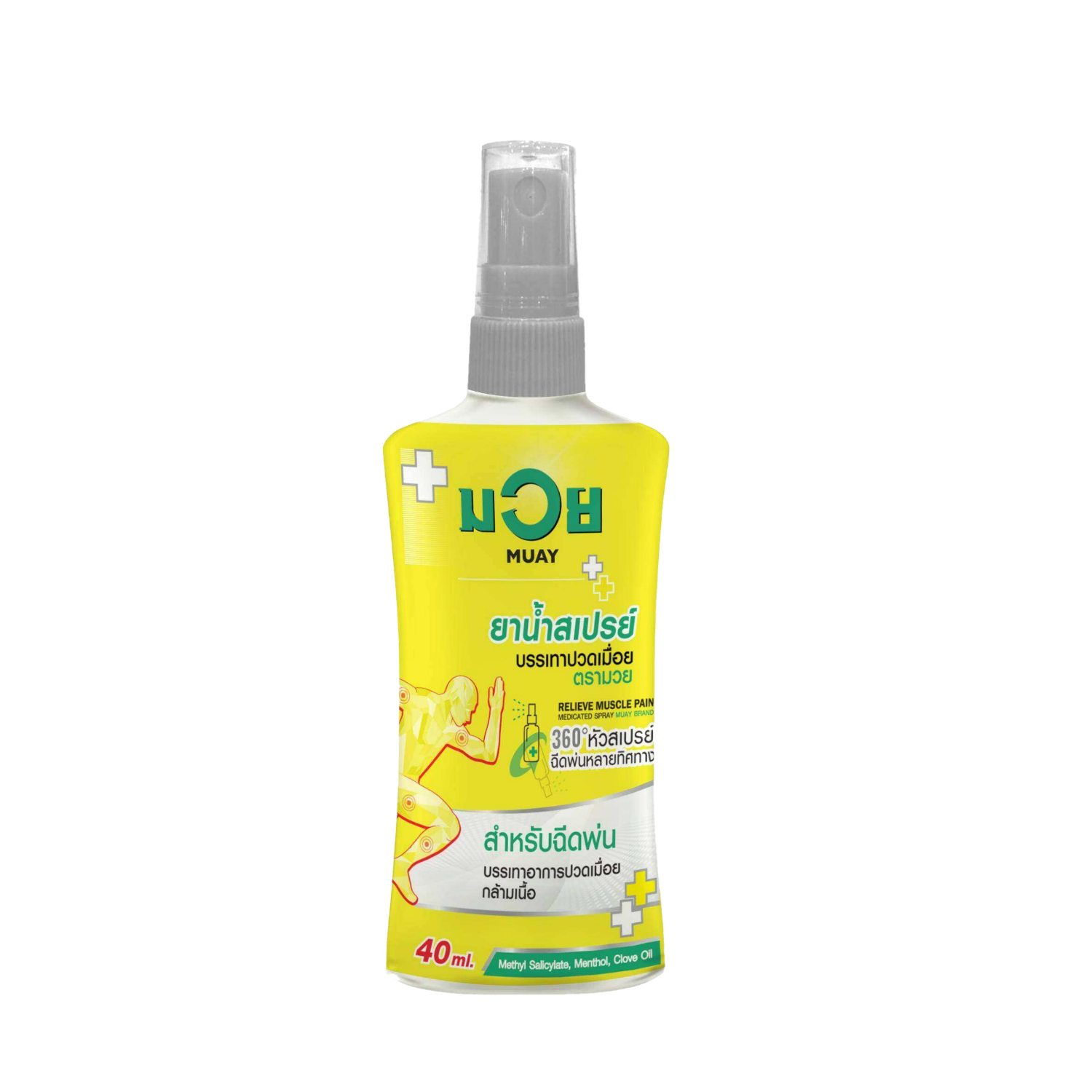 Muay spray สเปรย์บรรเทาปวด ตรามวย 40ml.