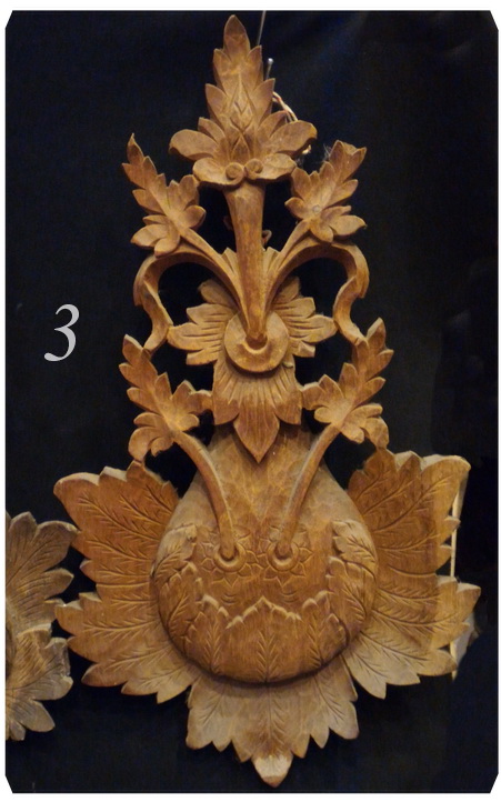 ไม้แกะสลัก 3 ชิ้น พิเศษรวมส่ง