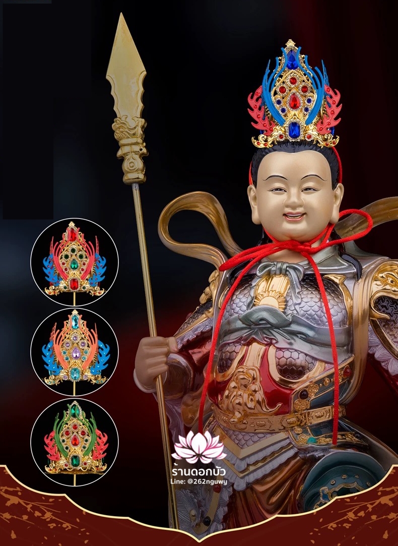 หมวกเทพเจ้านาจา หมวกหน่าจาซาไท้จื้อ หมวกหลี่โลเฉี้ย หมวกจงตั๋นหง่วนโส่ย หมวกพระจีน หมวกกิมซิ้น หมวกเทพเจ้าจีน