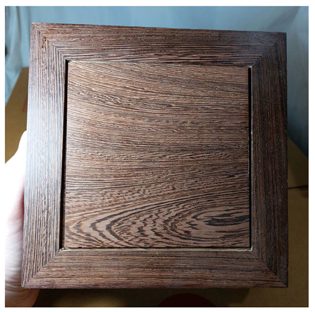 ฐานไม้สไตล์จีน หรือกี๋(ขาโค้ง) ท๊อป16cm ตัวละ