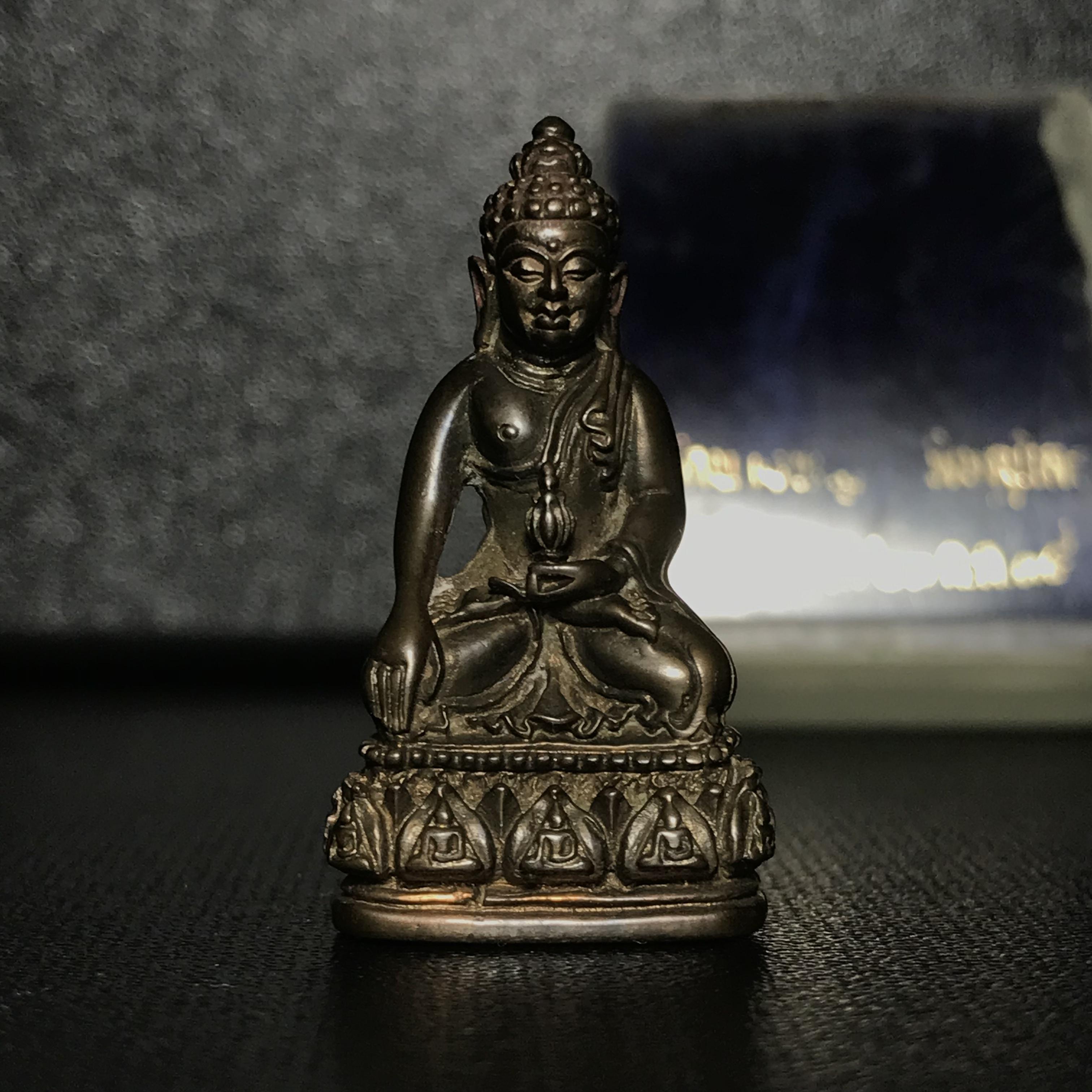 พระกริ่งธรรมราชา (กริ่งพระราชบิดา) วัดนางพญา ปี2514 เนื้อนวโลหะ(สุดยอดพิธีสุดยอดพุทธศิลป์)