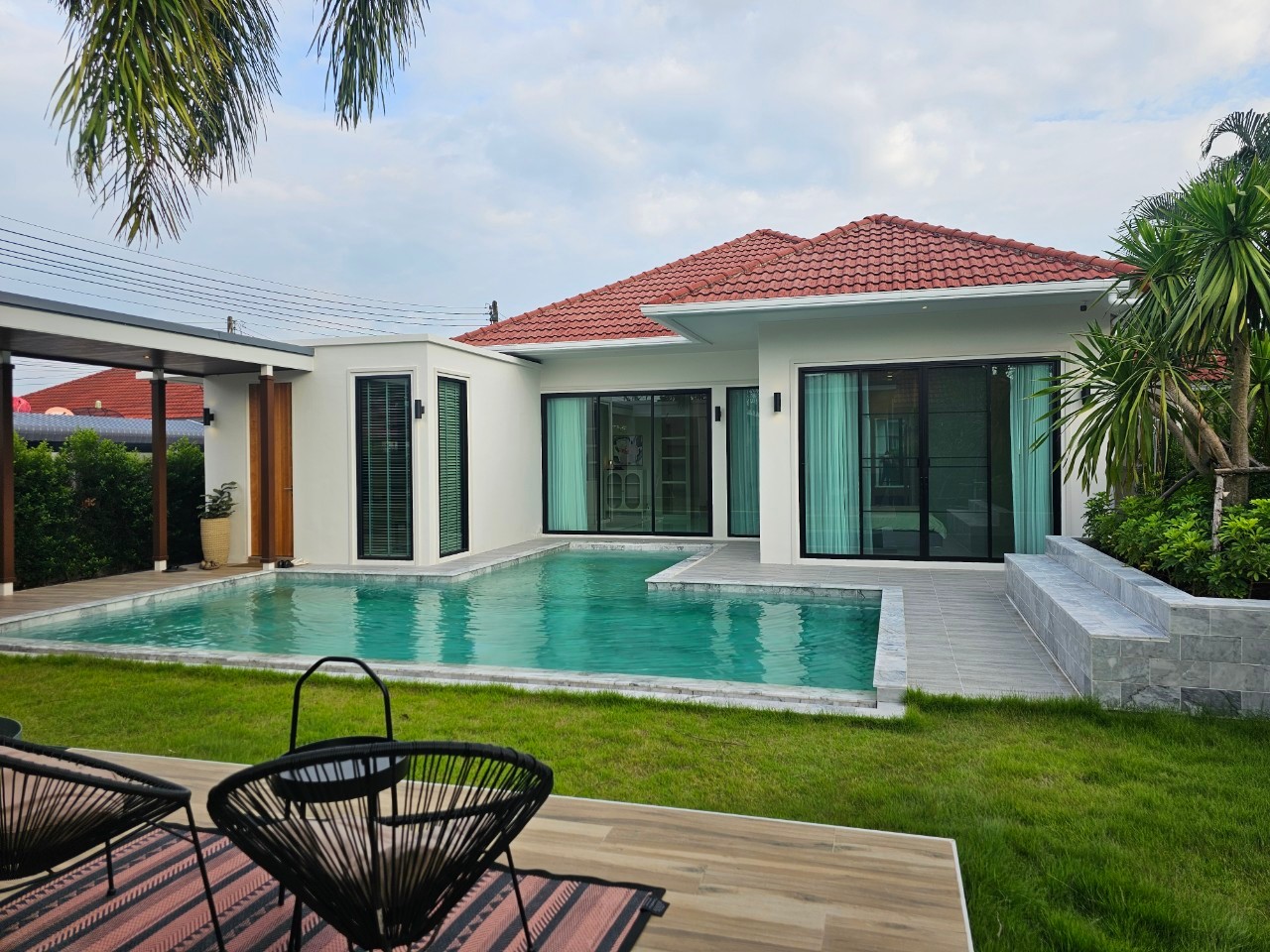 For Rent : Thalang, Private pool villa modern luxury style, 2 Bedrooms 3 Bathrooms