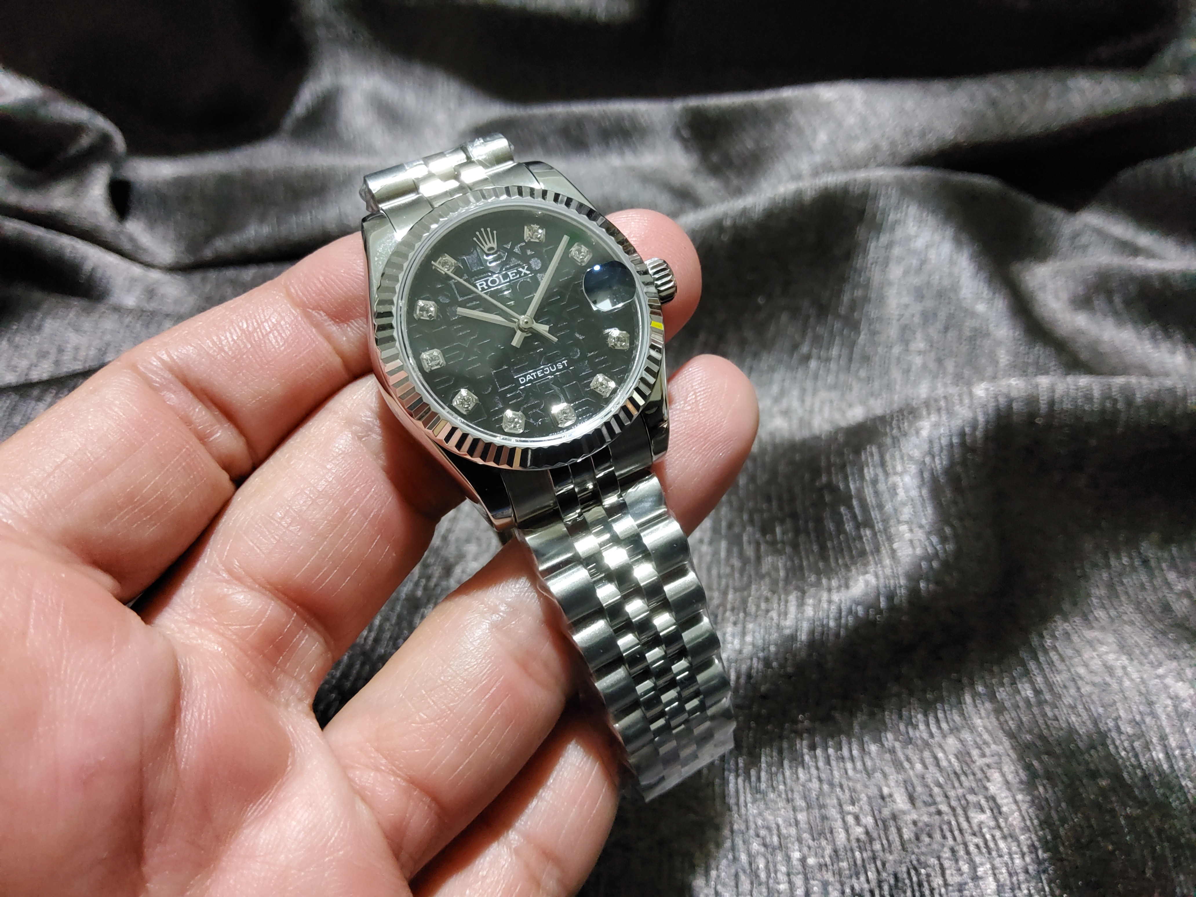 PRE-ORDER ROLEX OYSTER DATEJUST (31MM.) กลไกโคลน ROLEX 3035