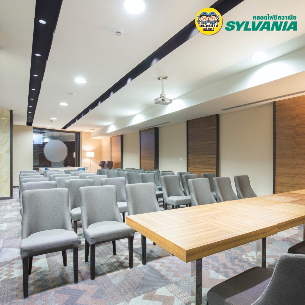 SYLVANIA ดาวน์ไลท์ติดลอย รุ่น BRAVO SURF LED 12W 18W แสงขาว แสงวอร์ม ขอบขาว ขอบดำ โคมไฟทรงกลม ฝังฝ้า