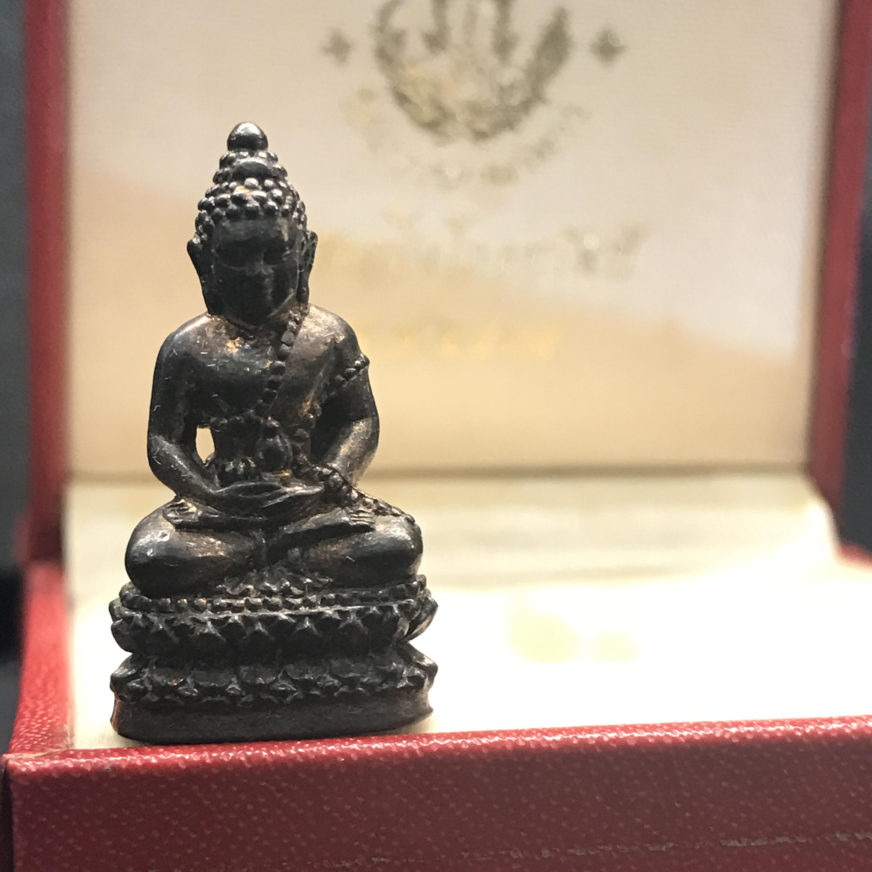 พระกริ่งโภคทรัพย์ วัดบวร ปี2535 เนื้อนวะโลหะ (สมเด็จพระญาณสังวร พระสังฆราชสกลมหาสังฆปรินายกเสด็จเททอง)