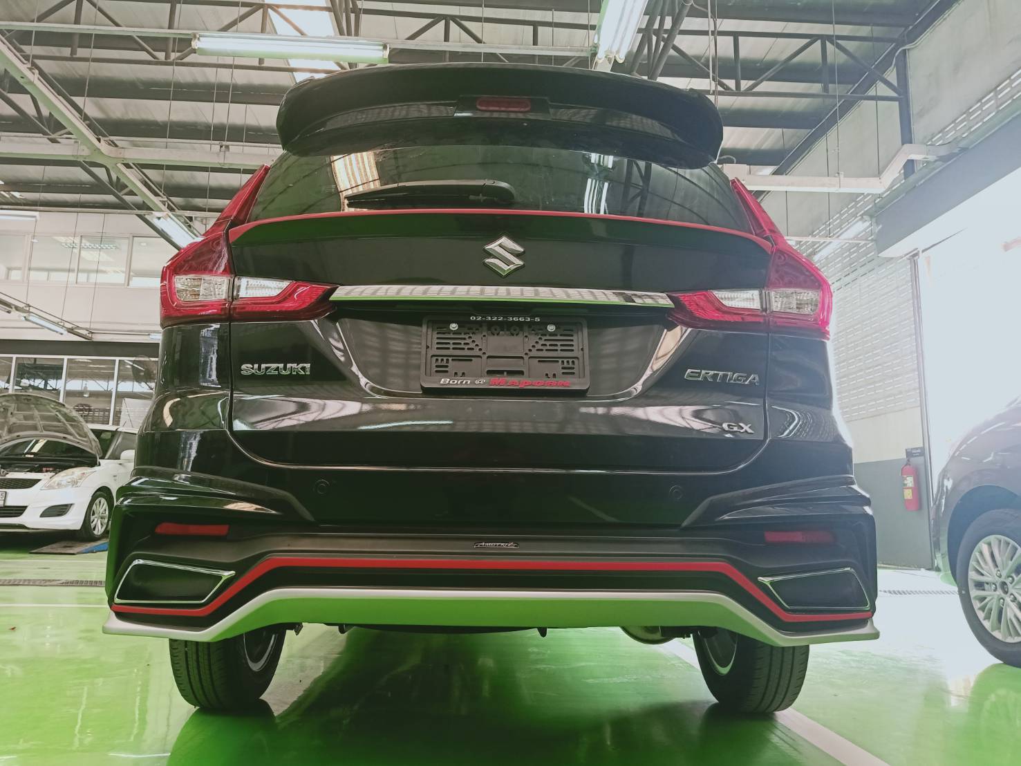 Suzuki Ertiga 2019 V.1 with custom grille bodykits by Amotriz