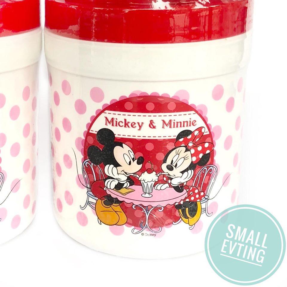 Small Evting กระติก กระติกน้ำ กระติกน้ำแข็ง ลายการ์ตูน PN504 มิกกี้เม้าส์ micky mouse สีแดง แพ็ค จำนวน 2 ใบ กระติกใส่น้ำ กระติกใส่น้ำแข็ง