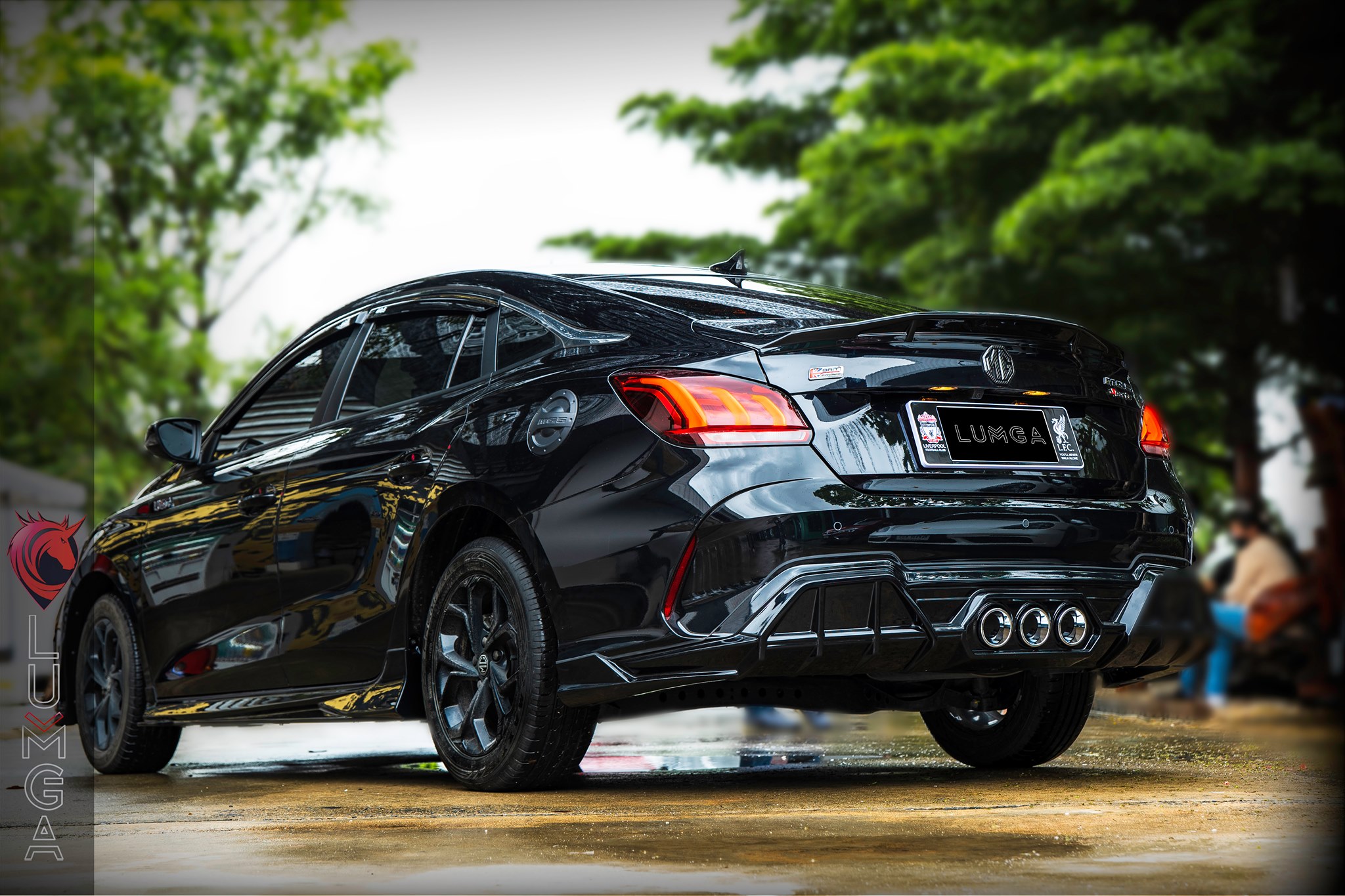 ชุดแต่งสเกิร์ตรอบคัน MG5 2022 Lumga bodykits (ลัมกา)