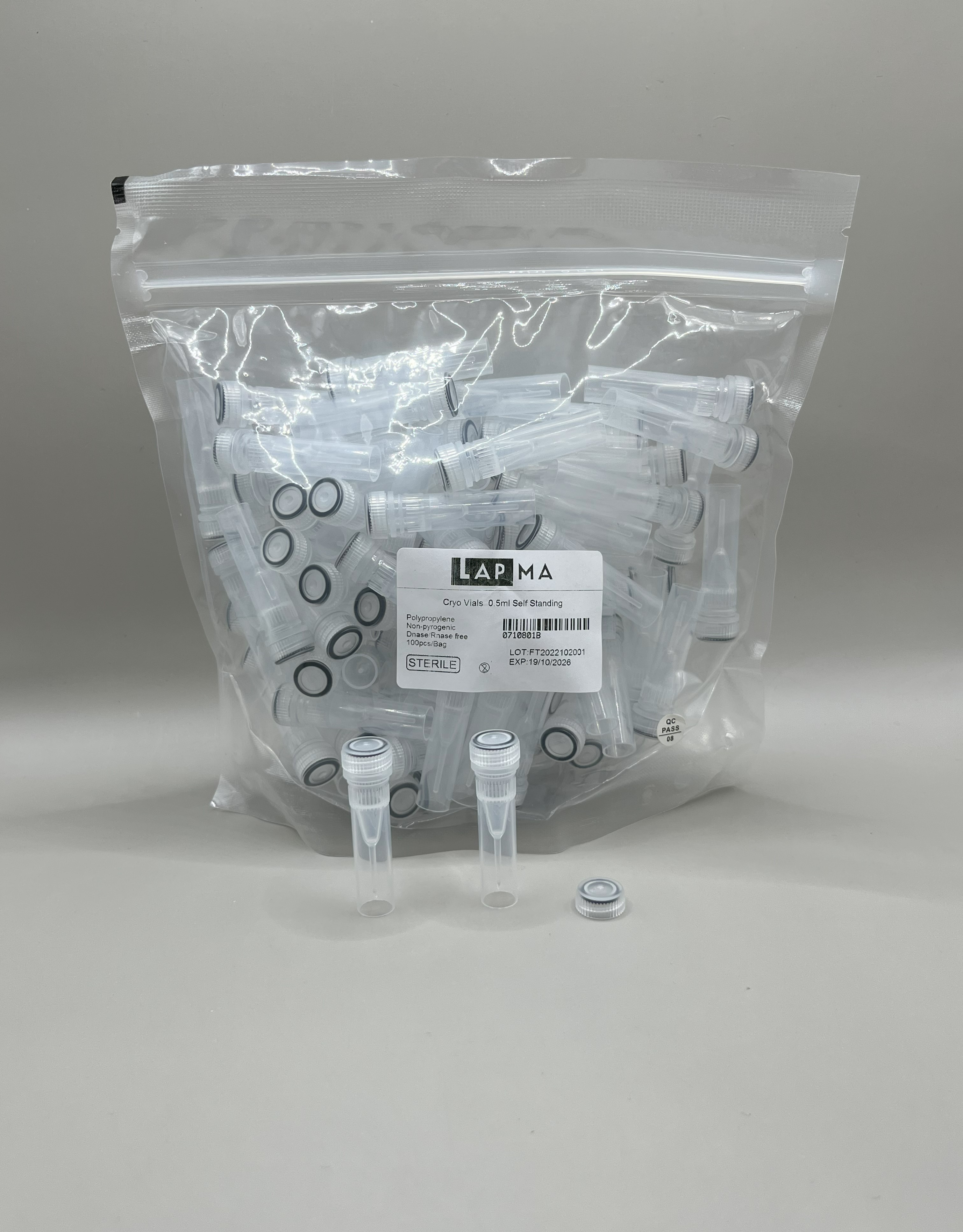 Cryotube Screw cap 0.5,2,5,10 ml ,( Free-standing ,Conical ) , steriled ,Can Frozen - 80 ํC, หลอดเก็บตัวอย่างฝาเกลียว มีสเกล, สามารถแช่แข็งได้ 80 องศา