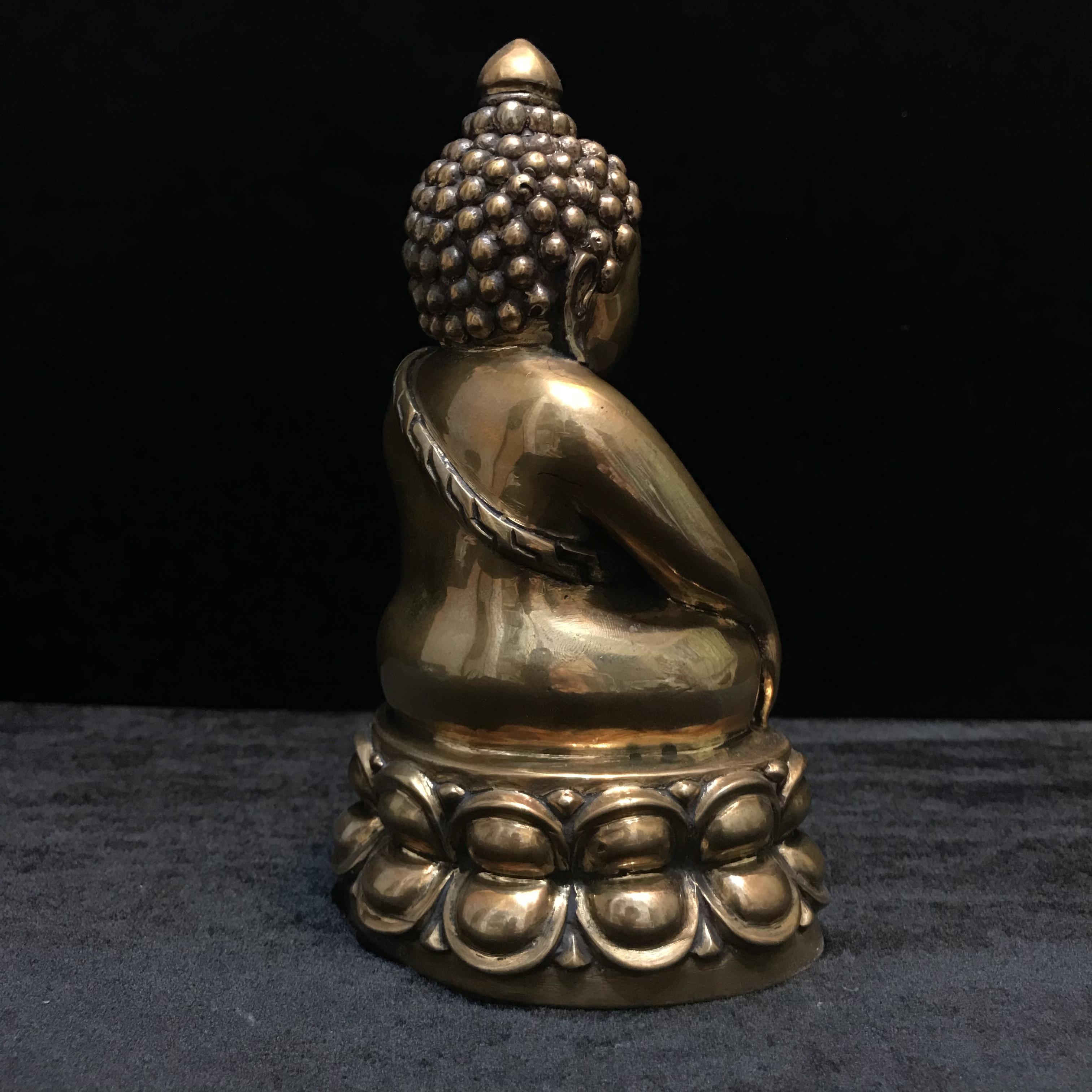 พระบูชาพุทธอุดมสมบูรณ์ (พระปุ้มปุ้ย) เนื้อสัมฤทธิ์ ขนาดหน้าตัก 3 นิ้ว ปี2535(รุ่นแรก)(1ใน1000องค์)