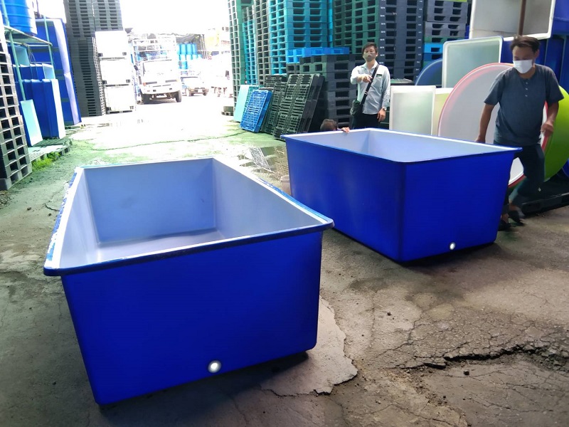 กระบะเหลี่ยม 1500 ลิตร ทรงเตี้ย