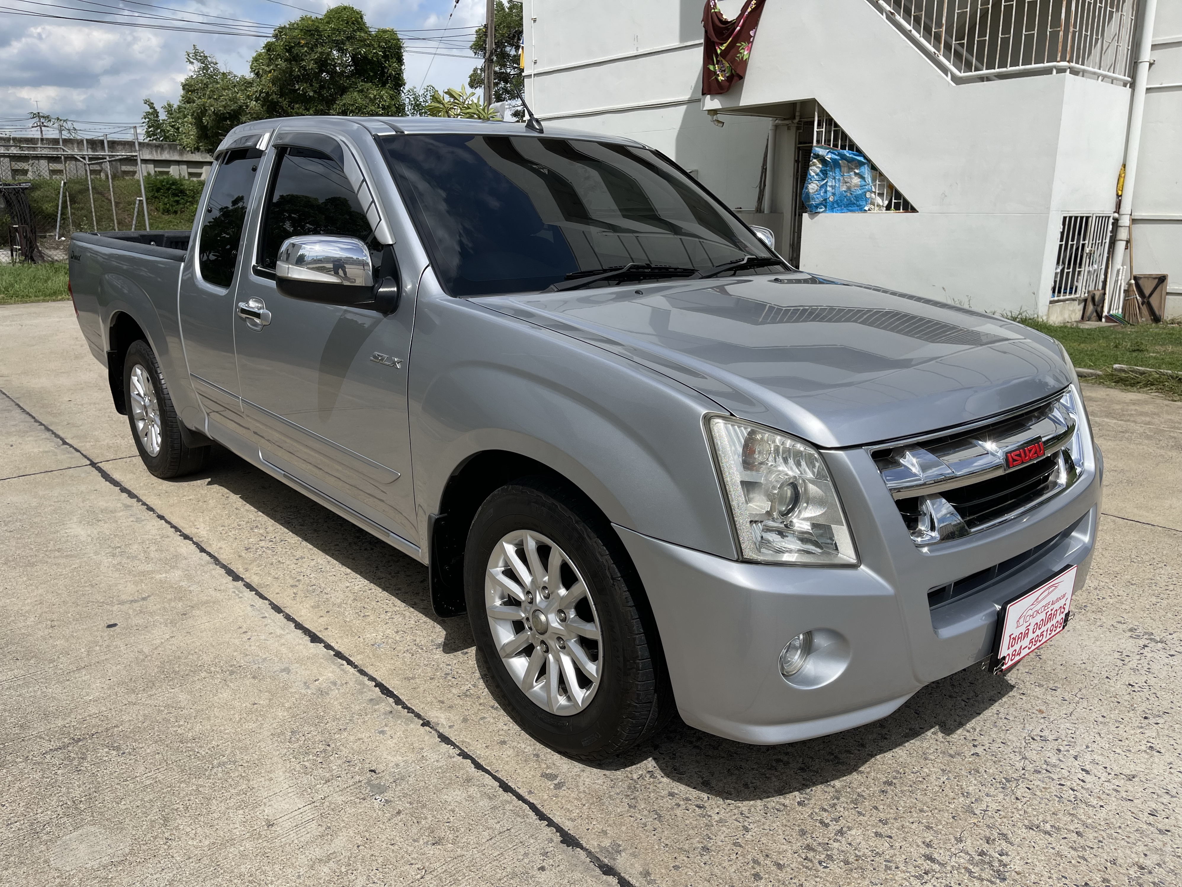 Isuzu Dmax Cab SLX 3.0 Abs Airbag Navi At 2010 เงิน