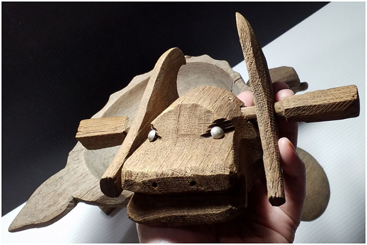 งานไม้เก่าแต่งสวน สำหรับใส่ต้นไม้