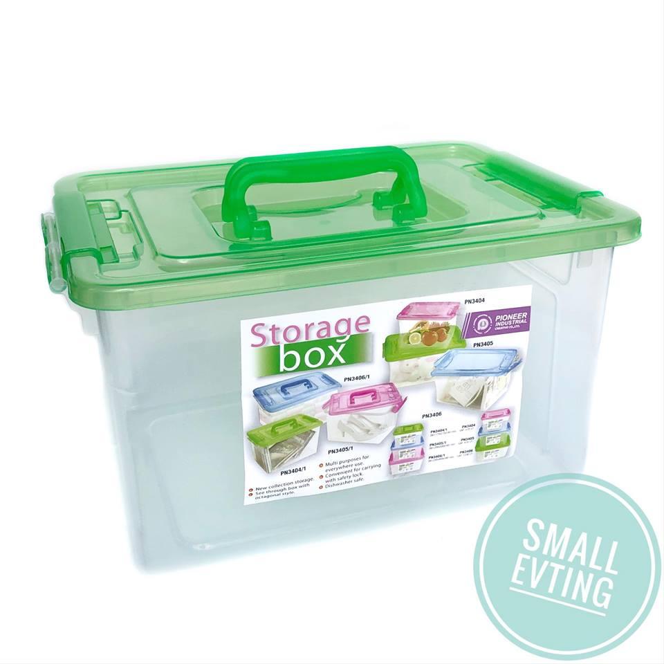 Small Evting กล่องเก็บของ ทรงสูง เอนกประสงค์ Size S รุ่น PN3404 จำนวน 1 ใบ กล่อง กล่องใส กล่องใส่ของ storage box