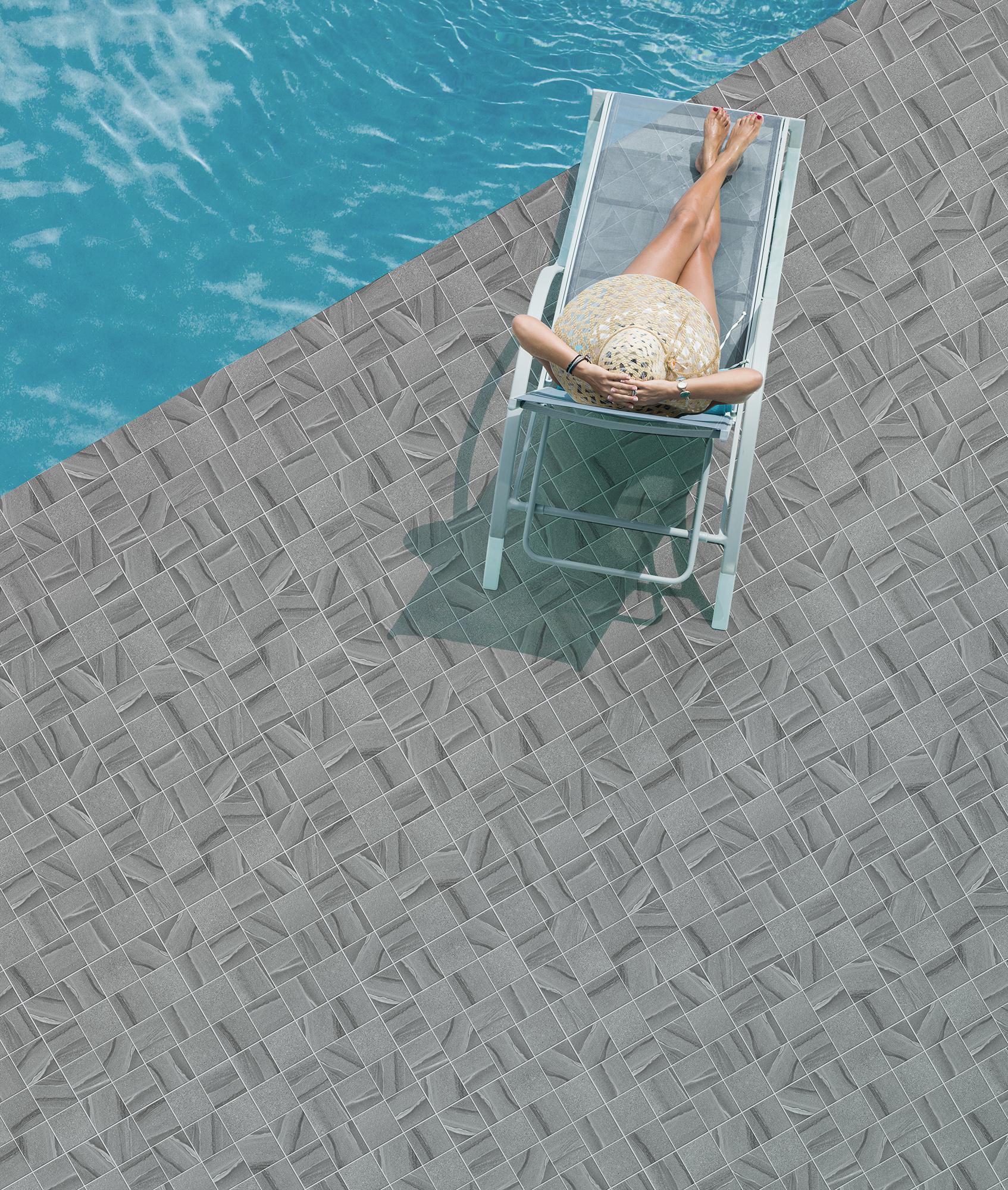 GP 40X40 ลากูน กริด กริจิโอ(HYG)(R10)PM