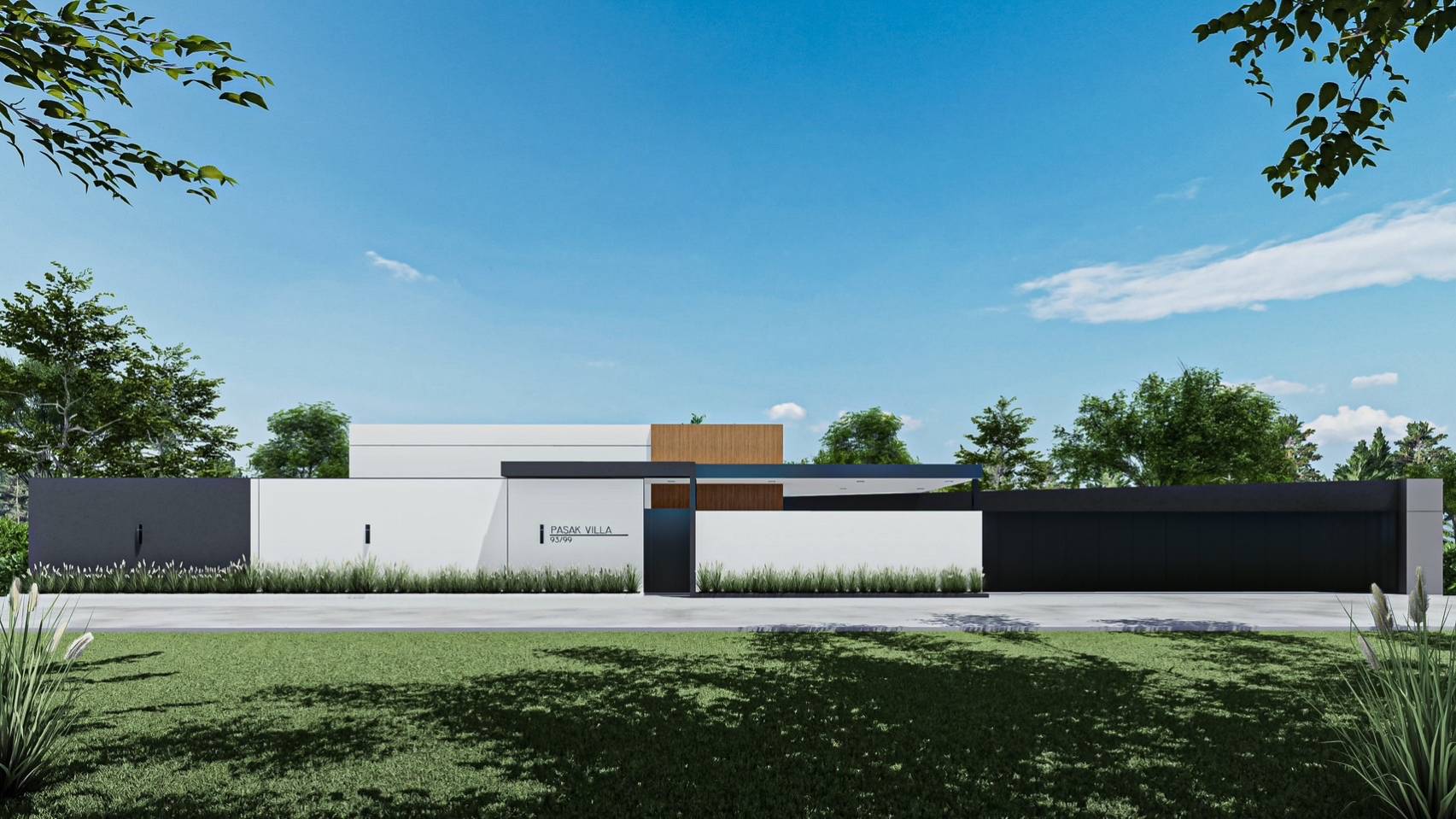 For Sale : Pasak, Private pool villa modern style, 3 Bedrooms 2 Bathrooms