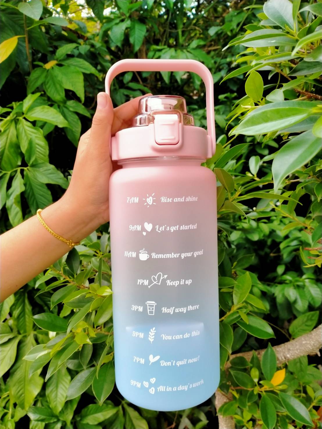 กระบอกน้ำพาสเทลน่ารัก จุ 2 ลิตร