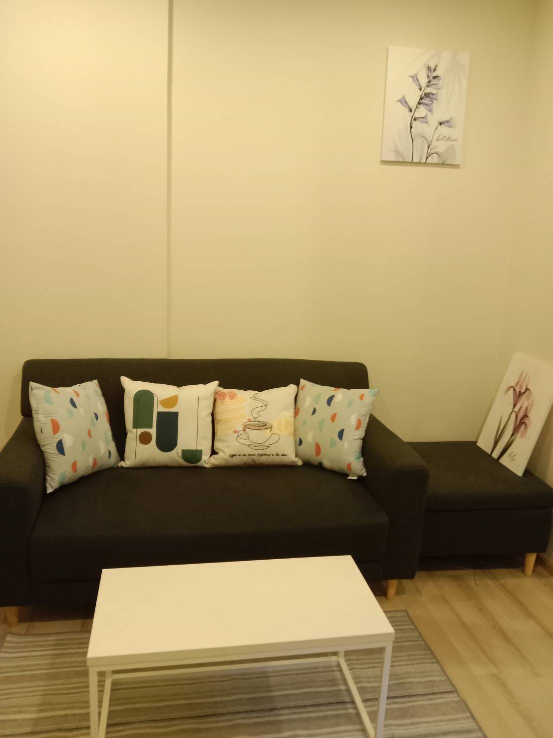 For Rent : Wichit, The Base Downtown, 1 Bedroom 1 Bathroom, 5th flr., Garden View.