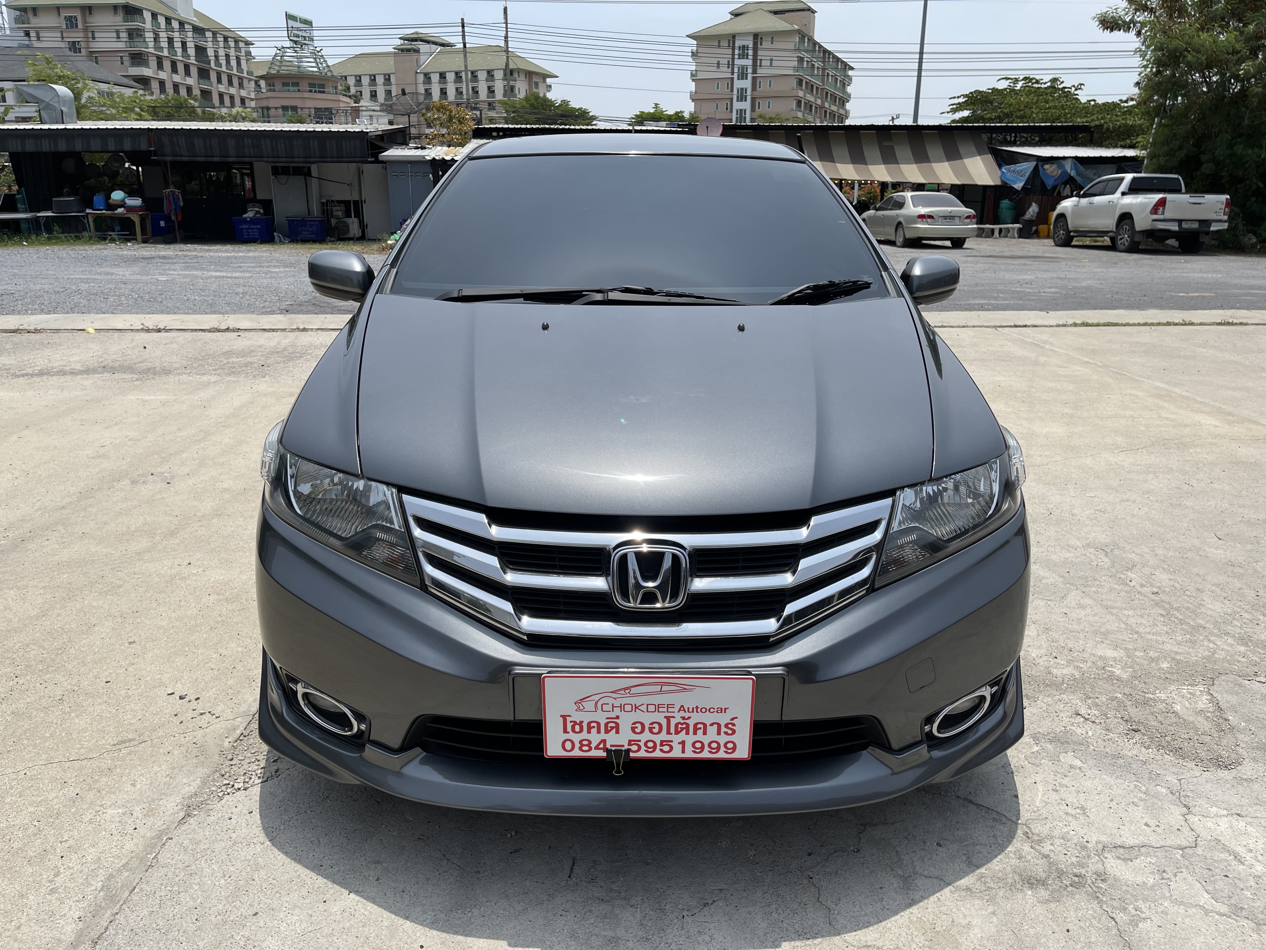 Honda City 1.5 V At 2013 เทา