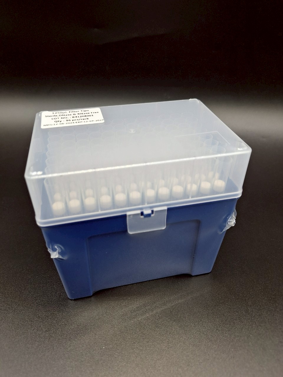 (ราคายกกล่อง) Filter tip ทิปมีตัวกรองแบบยาวปราศจากเชื้อ ขนาด 10 ,20 ,50,100,200,300,1000,1250 ไมโครลิตร 96ชิ้น/rack ,10 rack/box