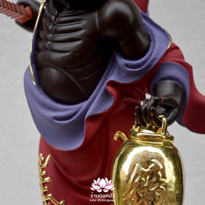 เทพเจ้าจงขุย จงขุยเทียนซือ จงขุยเอี๋ยกง ปางยืน งานเรซิ่น ขนาด 16 นิ้ว