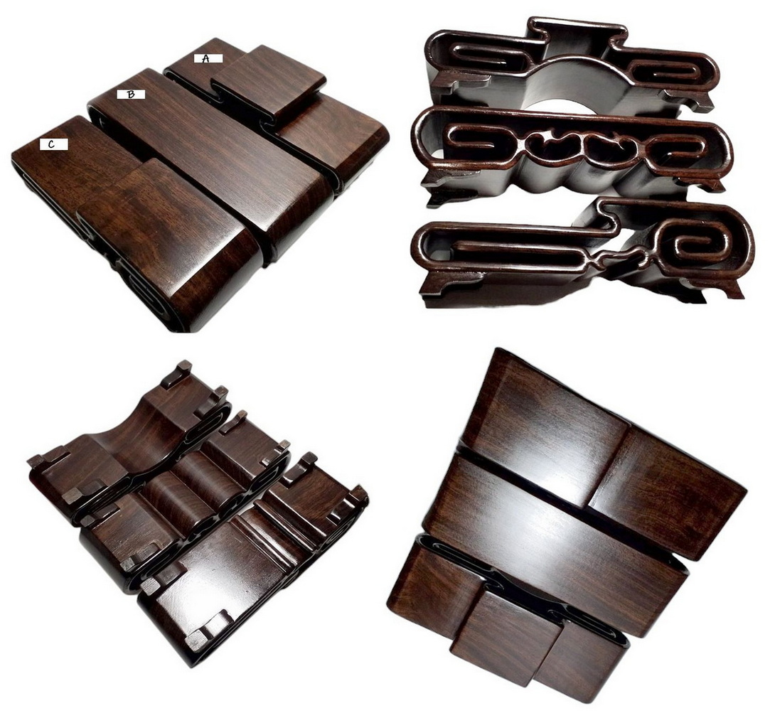 ฐานหรือกี๋ไม้ขนาดเล็ก ไม้ชิ้นเดียว--BPT048--