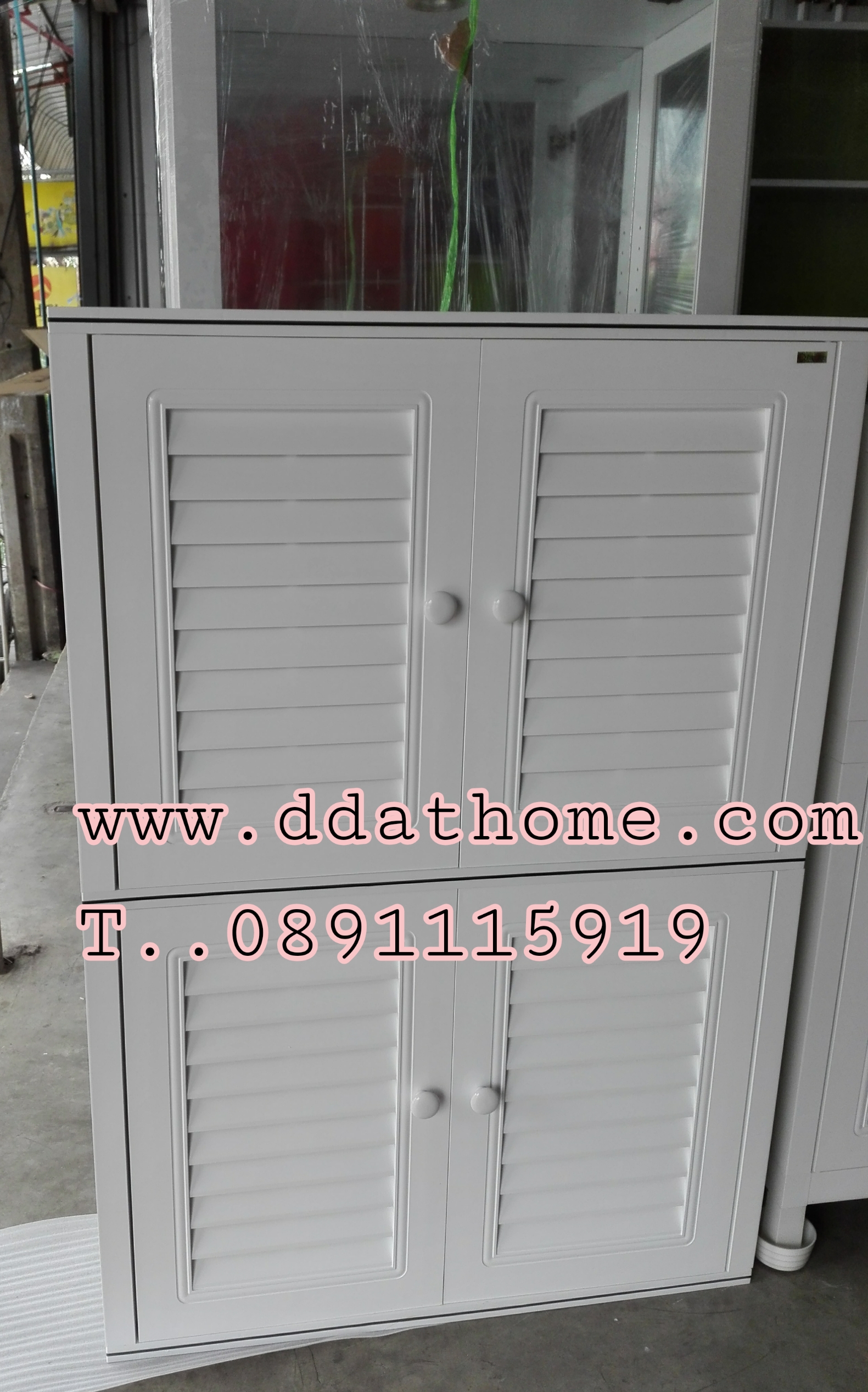 ตู้รองเท้าpvc ใบใหญ่ รุ่นD1 ตู้รองเท้าโดนน้ำได้ ตู้รองเท้าวางหน้าบ้าน