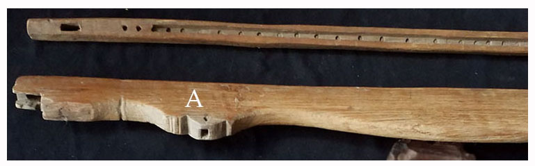 กรอบ(ฟืม)ทอผ้า:A ไม้สัก งานเก่า