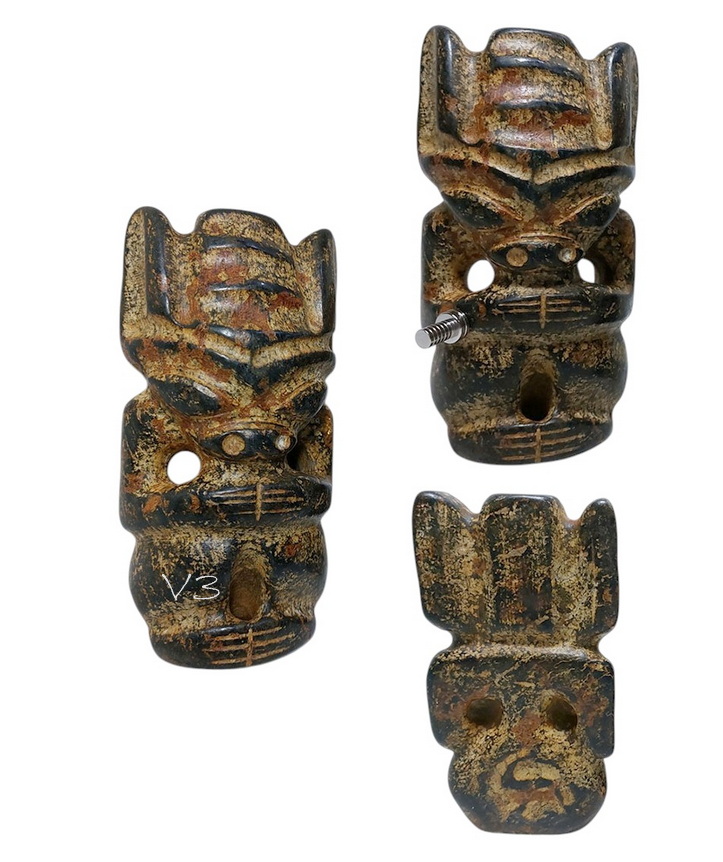 รูปปั้นหิน เทวรูปหิน หินรูปเอเลี่ยนต่างๆ (หินแม่เหล็กดูดติด)