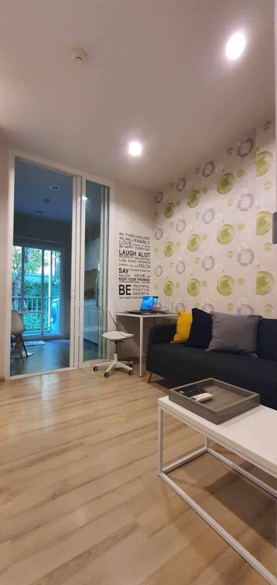 For Rent : Wichit, The Base Downtown, 1 Bedroom 1 Bathroom, 1st , Garden View.