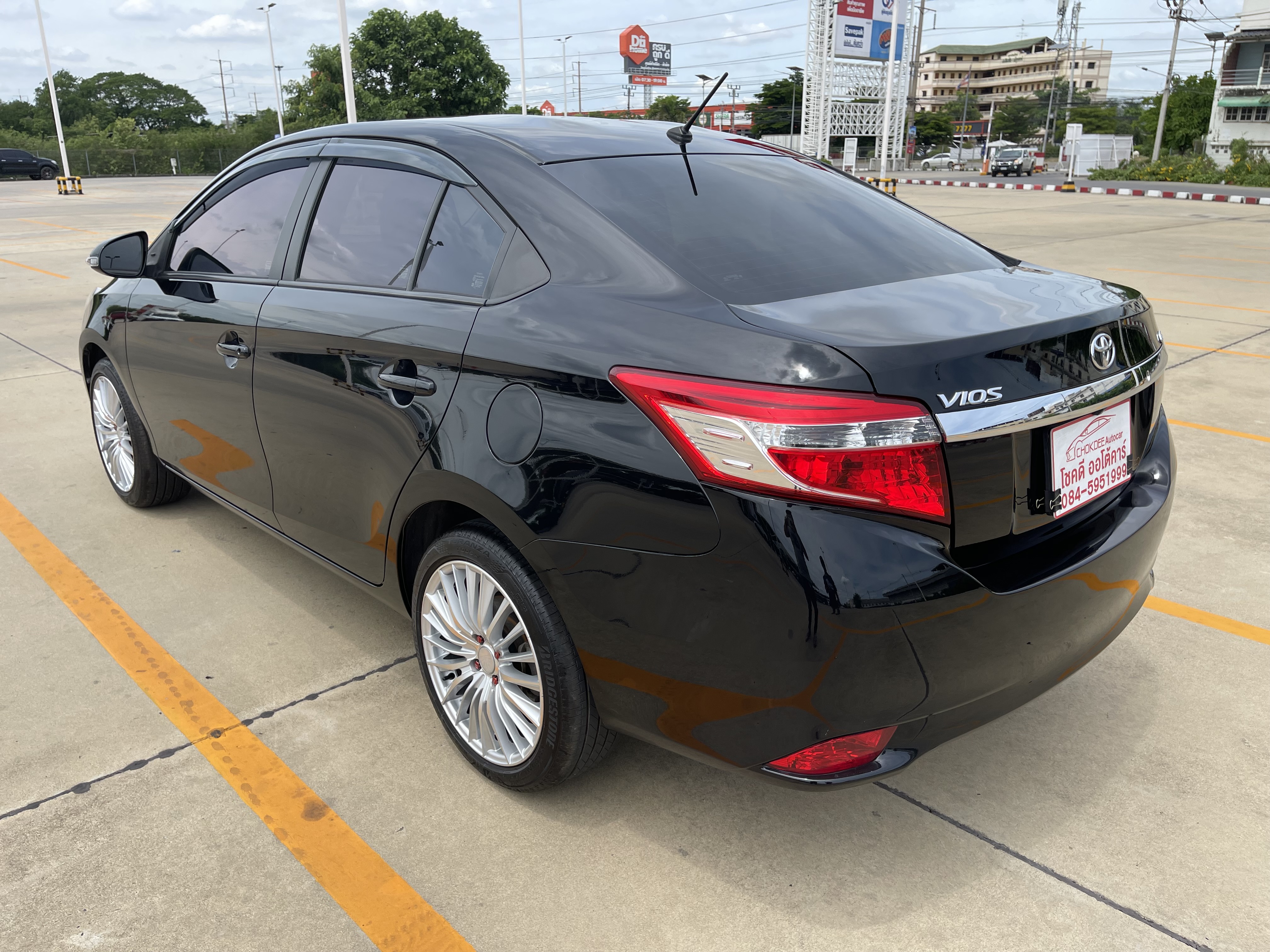 Toyota Vios 1.5 G Dual VVT-i (E85) At 2016 ดำ