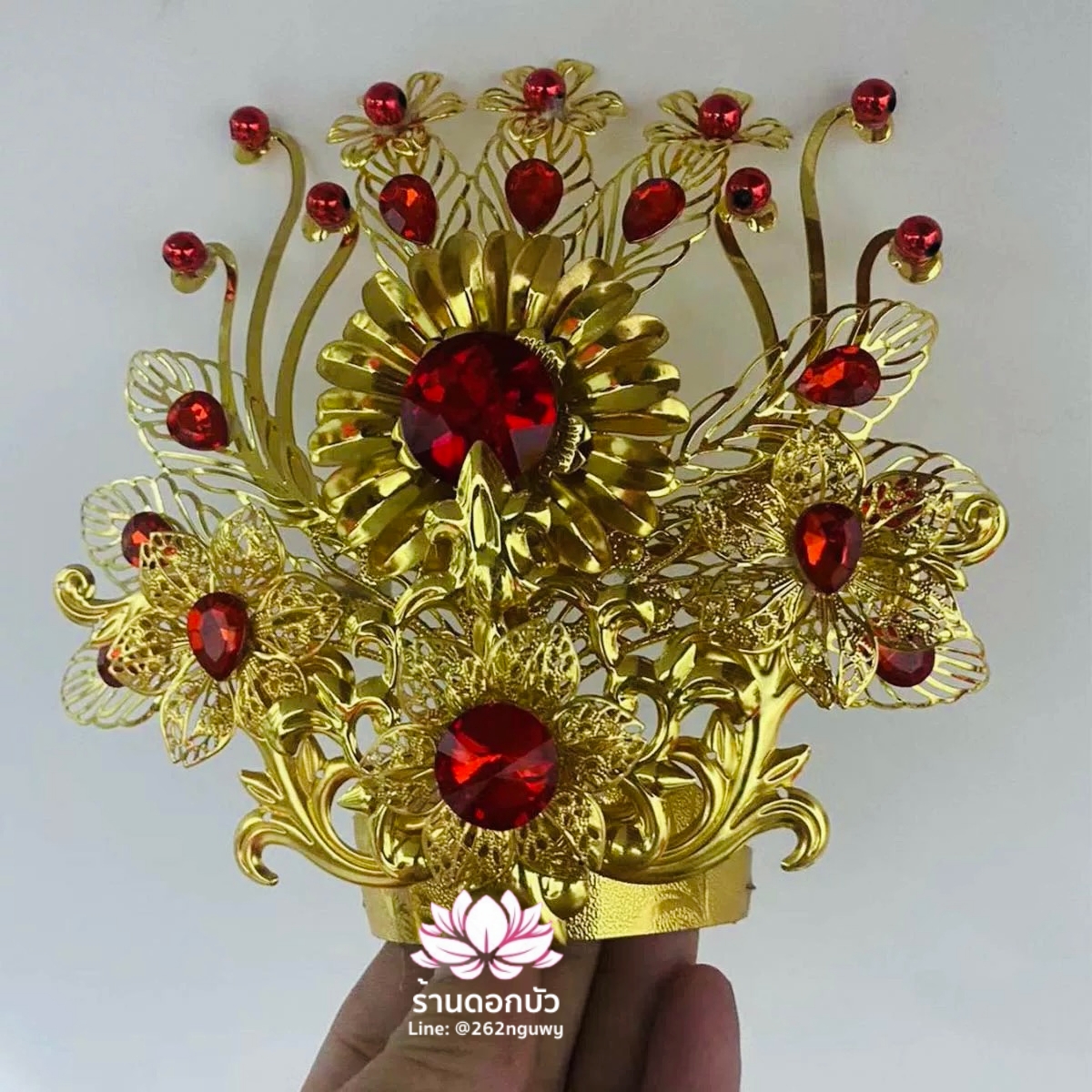 หมวกเทพเจ้าฝ่ายหญิง หมวกเทพนารี หมวกเทวนารี หมวกพระจีน หมวกกิมซิ้น หมวกเทพเจ้าจีน