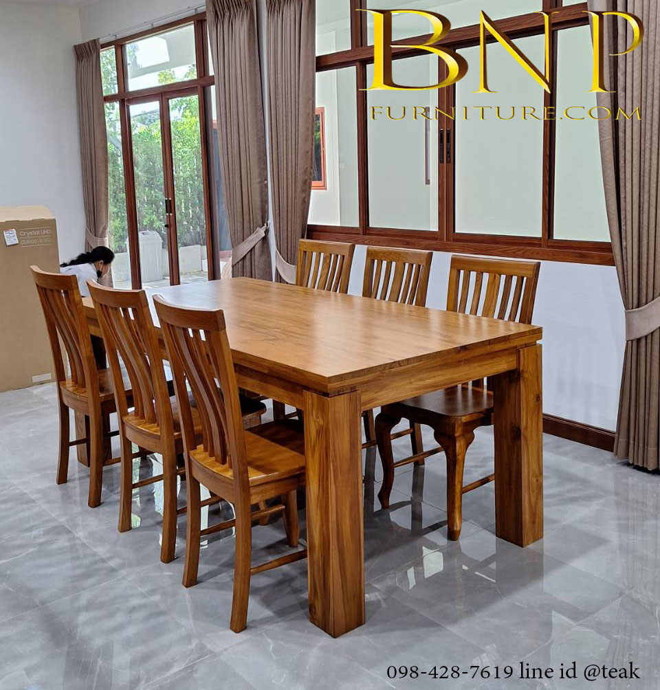 โต๊ะทานข้าว 6 ที่นั่ง รุ่น โอเรียลทอล