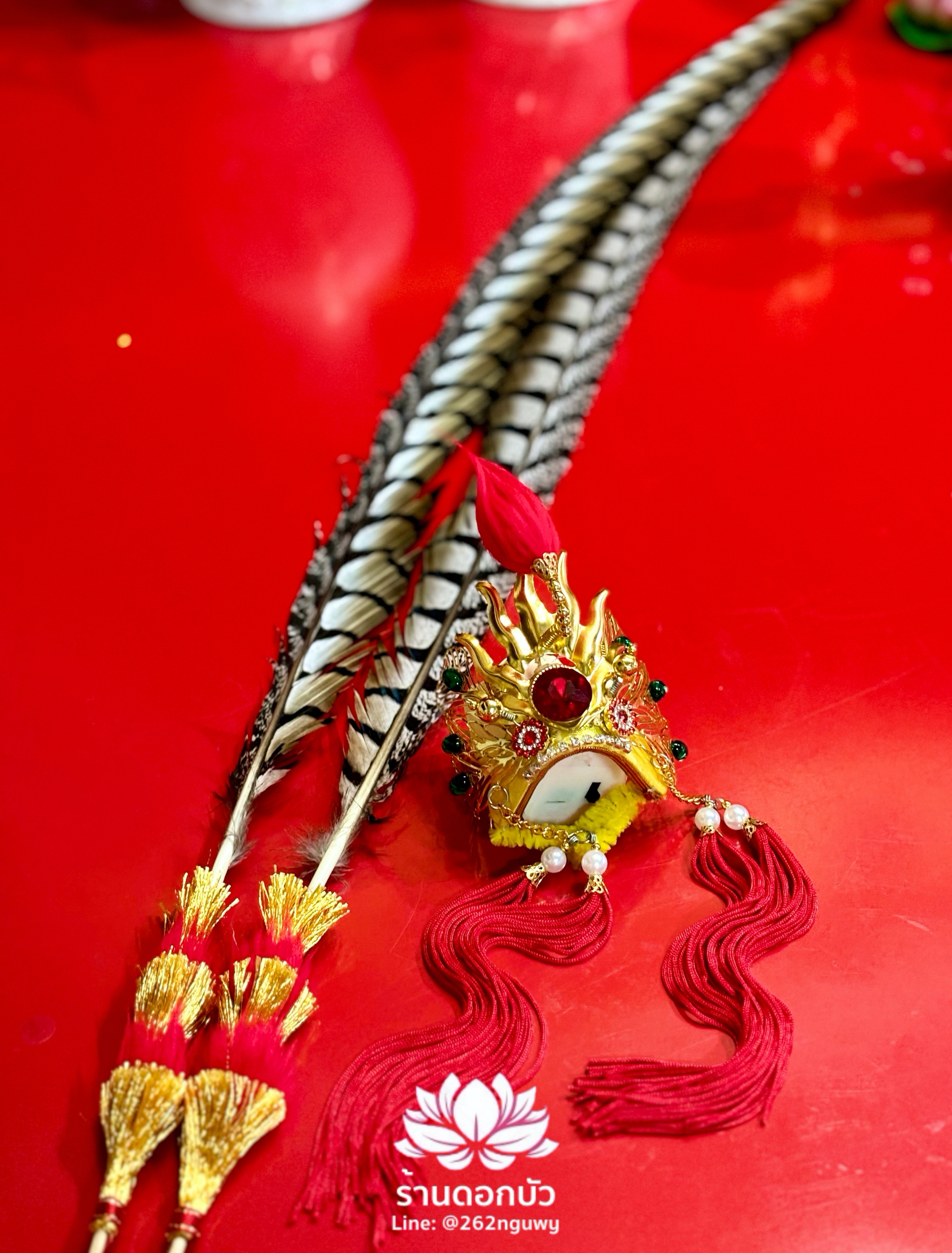 หมวกไต่เสี่ยฮุกโจ้ว หมวกเห้งเจีย หมวกเทวรูปจีน หมวกกิมซิ้น หมวกเทพเจ้าจีน