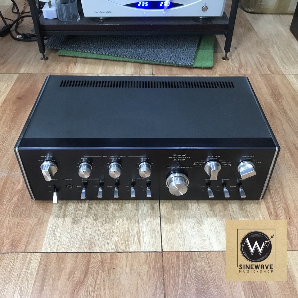 Integrated Amp ยี่ห้อ Sansui รุ่น AU-6600 (Made in Japan)