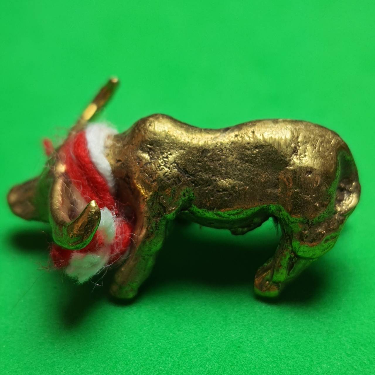 ของป้องกัน ควายธนู ป้องกันภัย เฝ้าบ้าน เฝ้าร้าน แก้อาถรรพ์ ความธนูอาถรรพ์ ความธนู ทองเหลือง ความทองเหลืองความธนู โบราณ