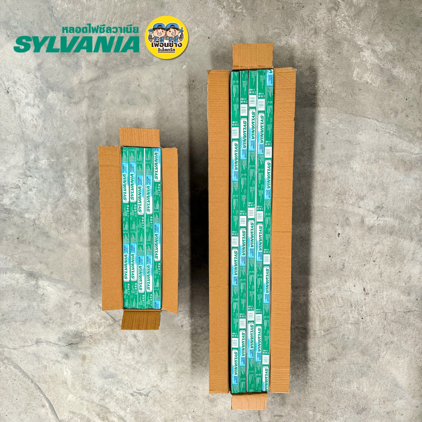 SYLVANIA **เฉพาะหลอด**หลอดฟลูออเรสเซนต์ หลอดนีออน ยกลัง 25 18W 36W หลอดไฟเข้า 2 ทาง หลอดเปล่า เฉพาะหลอดไฟ