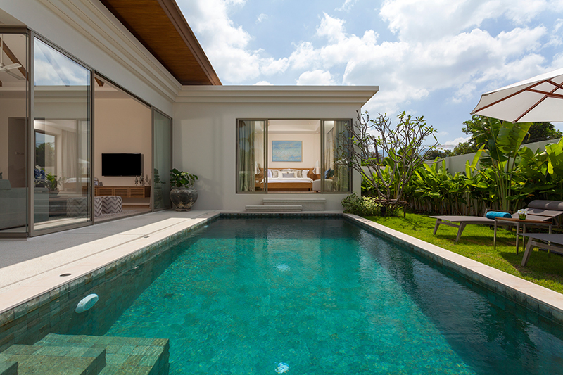 For Rent : 3Bedroom Luxury Tropical Pool Villa locate in Bangtao beach, Laguna, Phuket