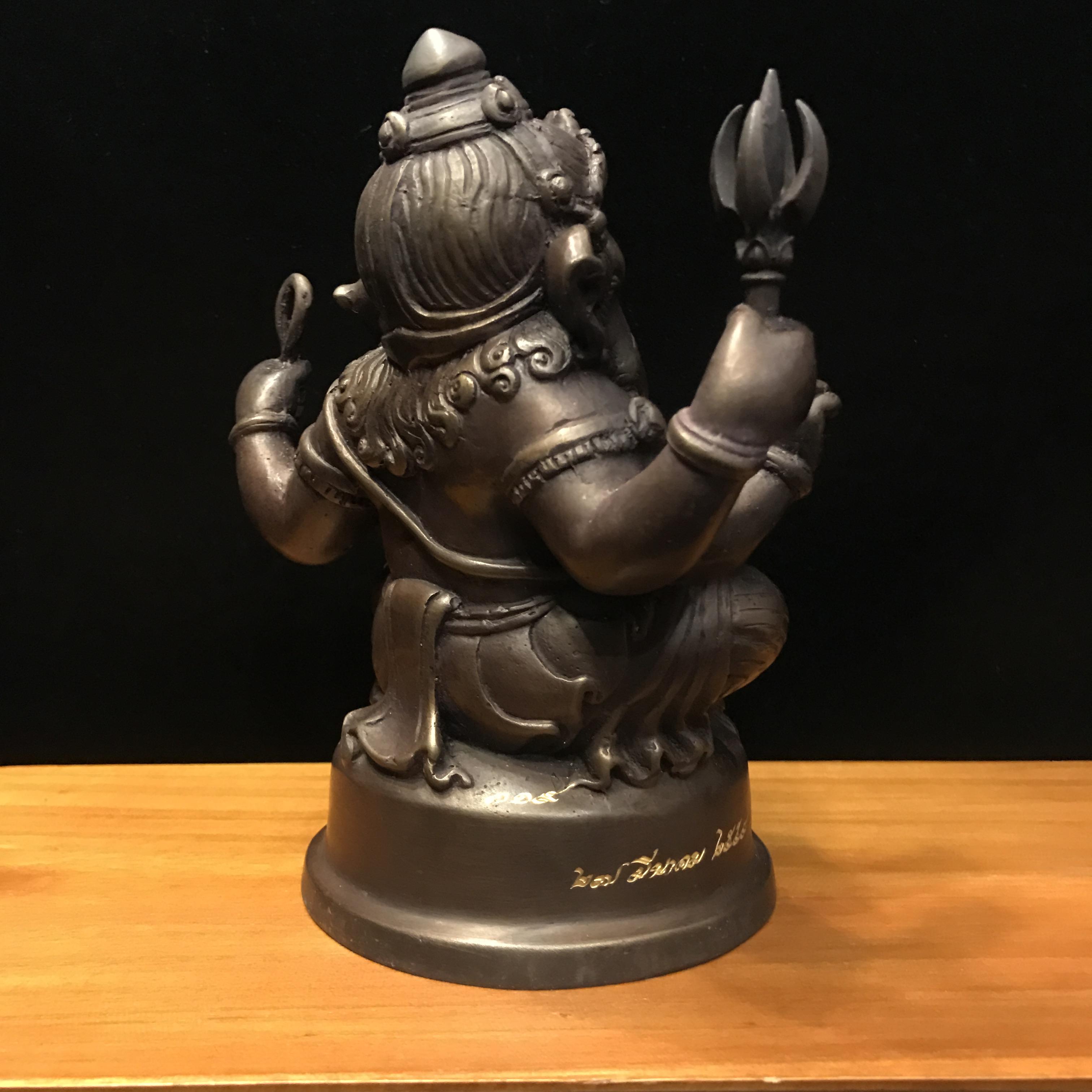 พระพิฆเนศ รุ่นครบรอบ100 ปี กรมศิลปากร ปี2556 ขนาดบูชา ปางบรมครู(องค์นั่ง)หน้าตัก 4 นิ้วครึ่ง No.319