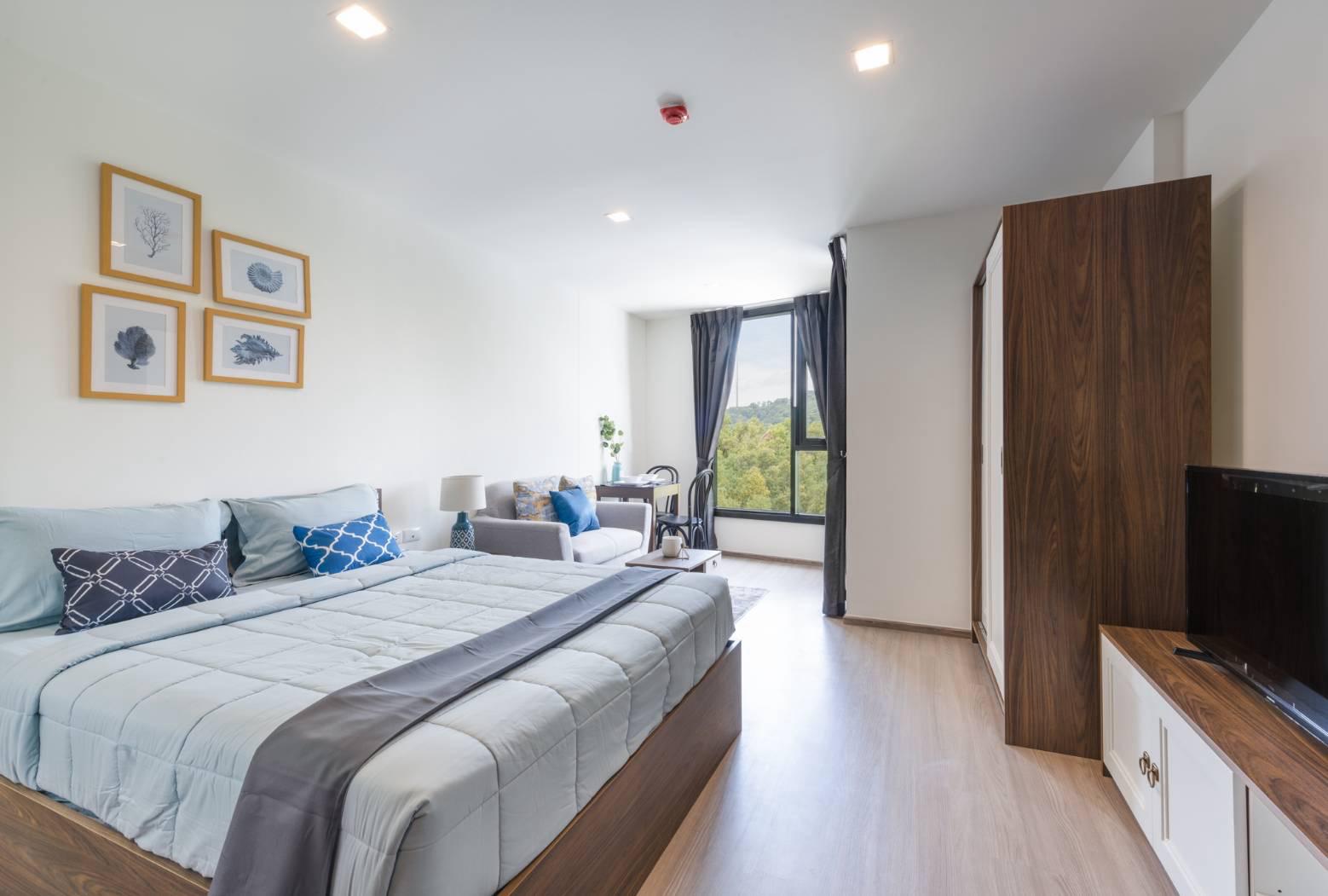 For Rent : Wichit, The Base Downtown, 1 Bedrooms 1 Bathrooms, 6th flr.