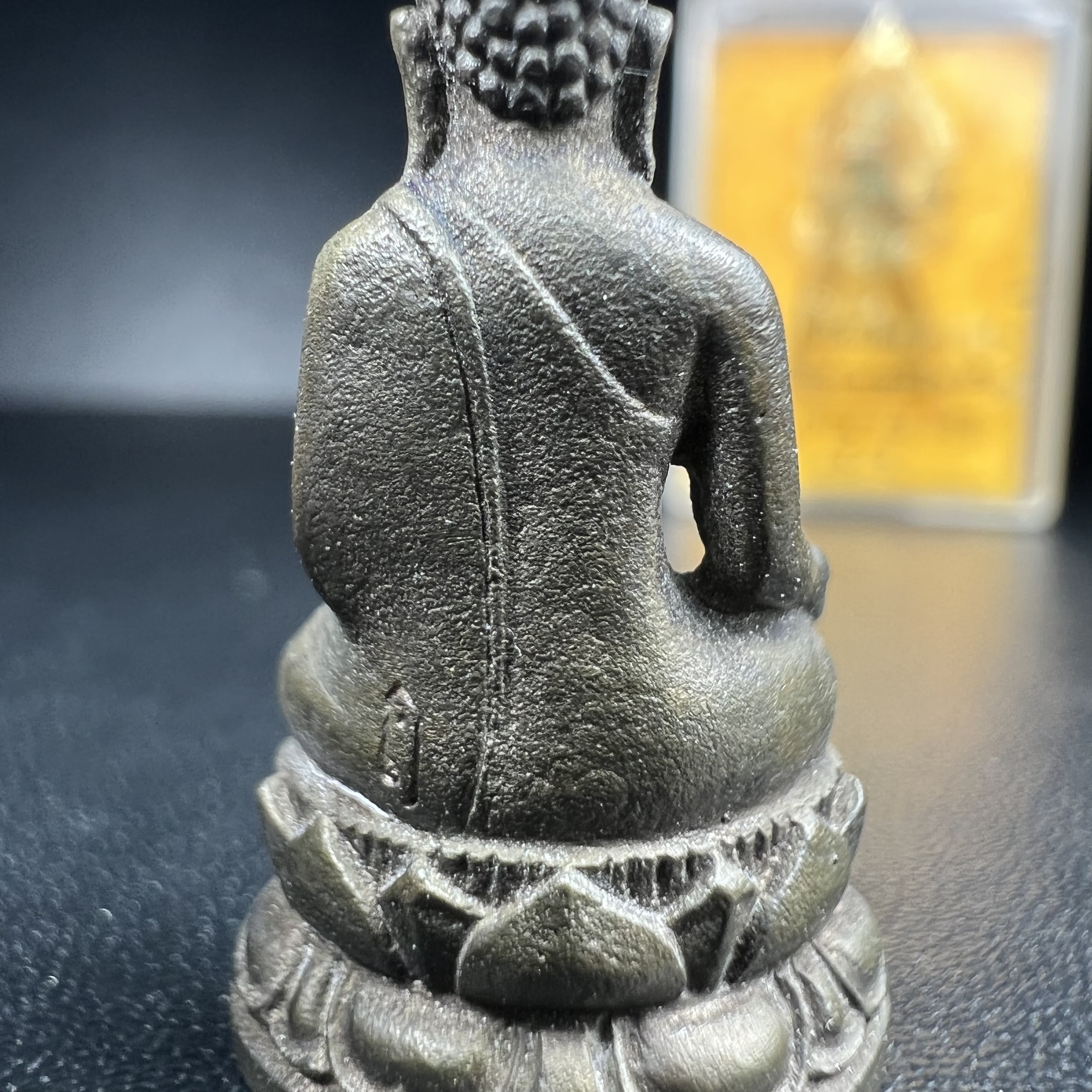 พระกริ่งไพรีพินาศ ภปร. รุ่นแรกของประเทศไทย วัดปทุมวนาราม ปี2535 เนื้อนวโลหะ นิยม งดงามกล่องครบ (ในหลวงรัชกาลที่9เสด็จเททอง)(1ใน3000องค์)หายาก